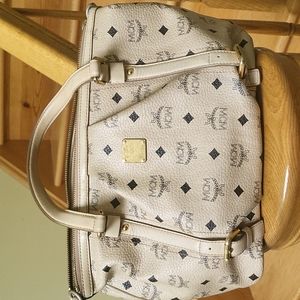 MCM two-way bag in beige